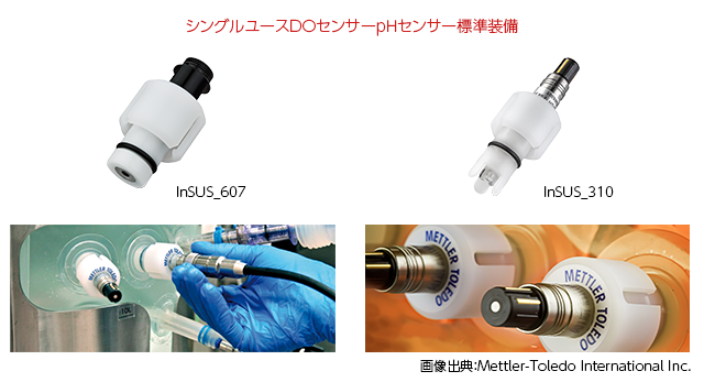 シングルユースセンサー付きボトル/バッグ